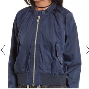 Free people  Dark Blue Women's Bomber Jacket size L